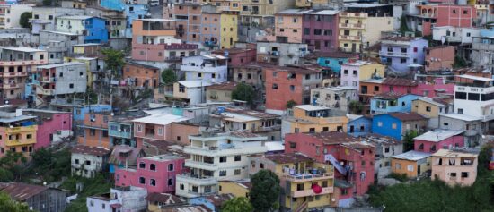 Colorful houses of Las Peñas, the oldest district of Guayaquil